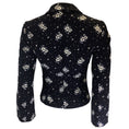 Load image into Gallery viewer, Cinq a Sept Black / White Stardust Onyx Floral Blazer
