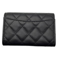 Load image into Gallery viewer, Chanel Black 2023 CC Logo Lucky Charm Classic Flap Card Holder
