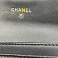 Load image into Gallery viewer, Chanel Black 2023 CC Logo Lucky Charm Classic Flap Card Holder
