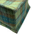 Load image into Gallery viewer, Sandro Blue / Yellow Checked Kasbah Tote Bag
