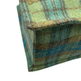 Load image into Gallery viewer, Sandro Blue / Yellow Checked Kasbah Tote Bag
