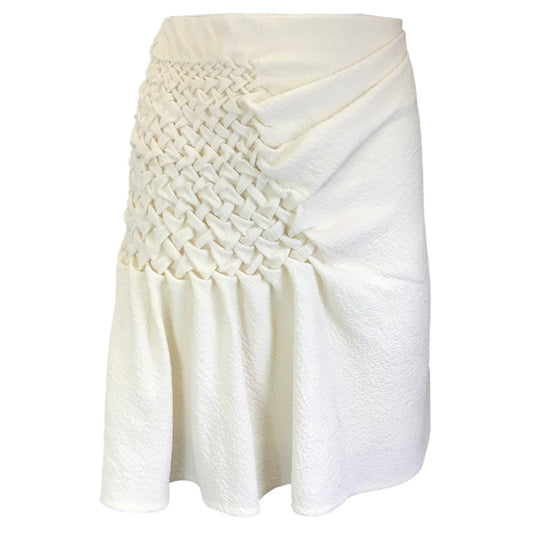 3.1 Phillip Lim Ivory Crinkled Crepe Skirt