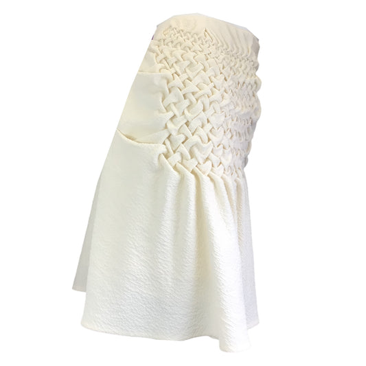 3.1 Phillip Lim Ivory Crinkled Crepe Skirt