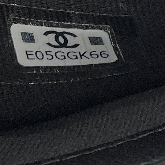 Chanel Black 2023 CC Logo Lucky Charm Classic Flap Card Holder