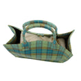 Load image into Gallery viewer, Sandro Blue / Yellow Checked Kasbah Tote Bag
