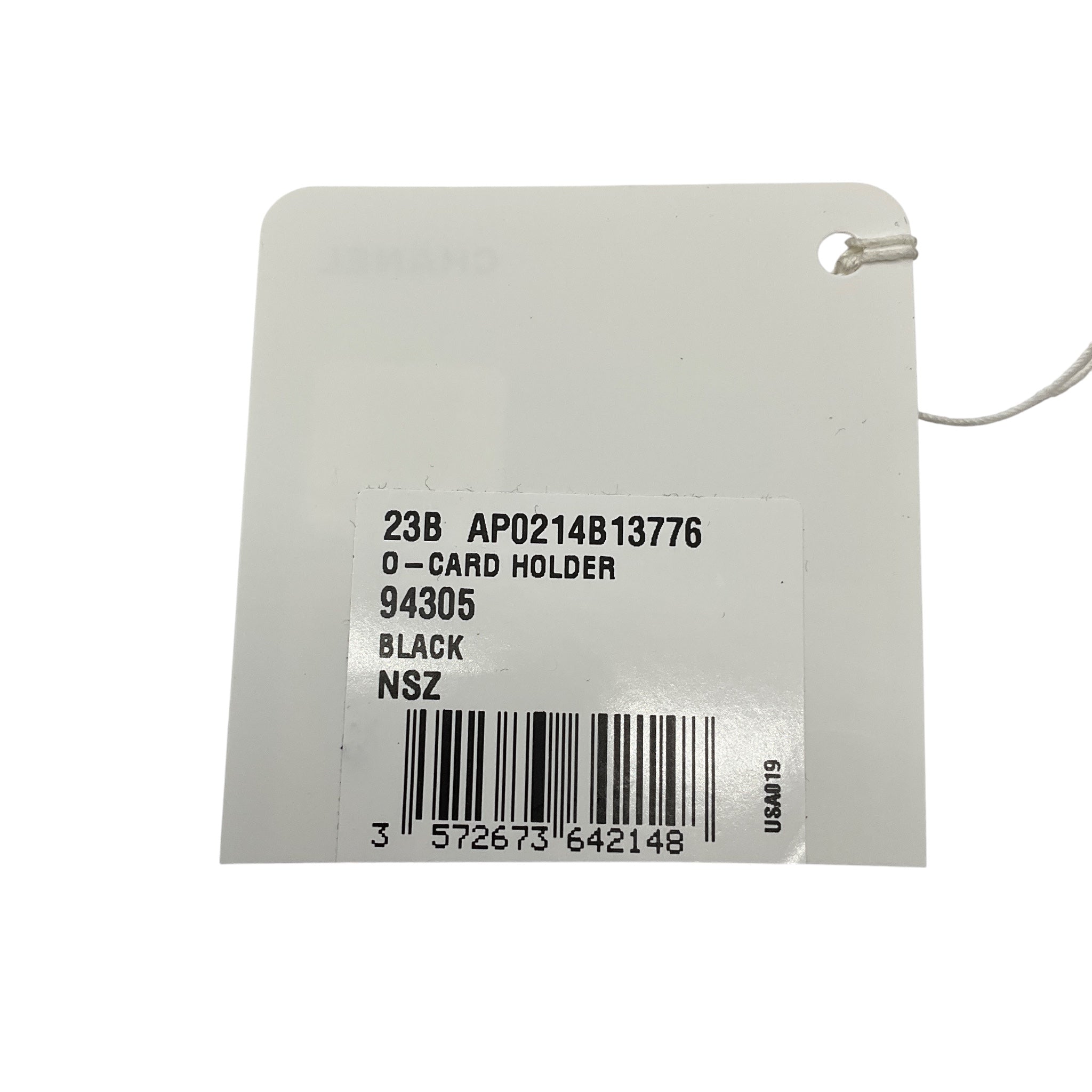 Chanel Black 2023 CC Logo Lucky Charm Classic Flap Card Holder