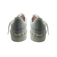 Load image into Gallery viewer, Valentino White / Hot Pink Rockstud Untitled Leather Sneakers
