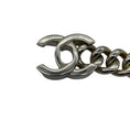 Load image into Gallery viewer, Chanel Vintage 1997 Silver CC Turnlock Chunky Chain Link Bracelet
