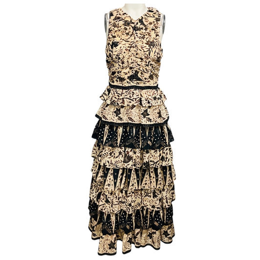 Ulla Johnson Ivory Multi Plumeria Print Ariah Dress