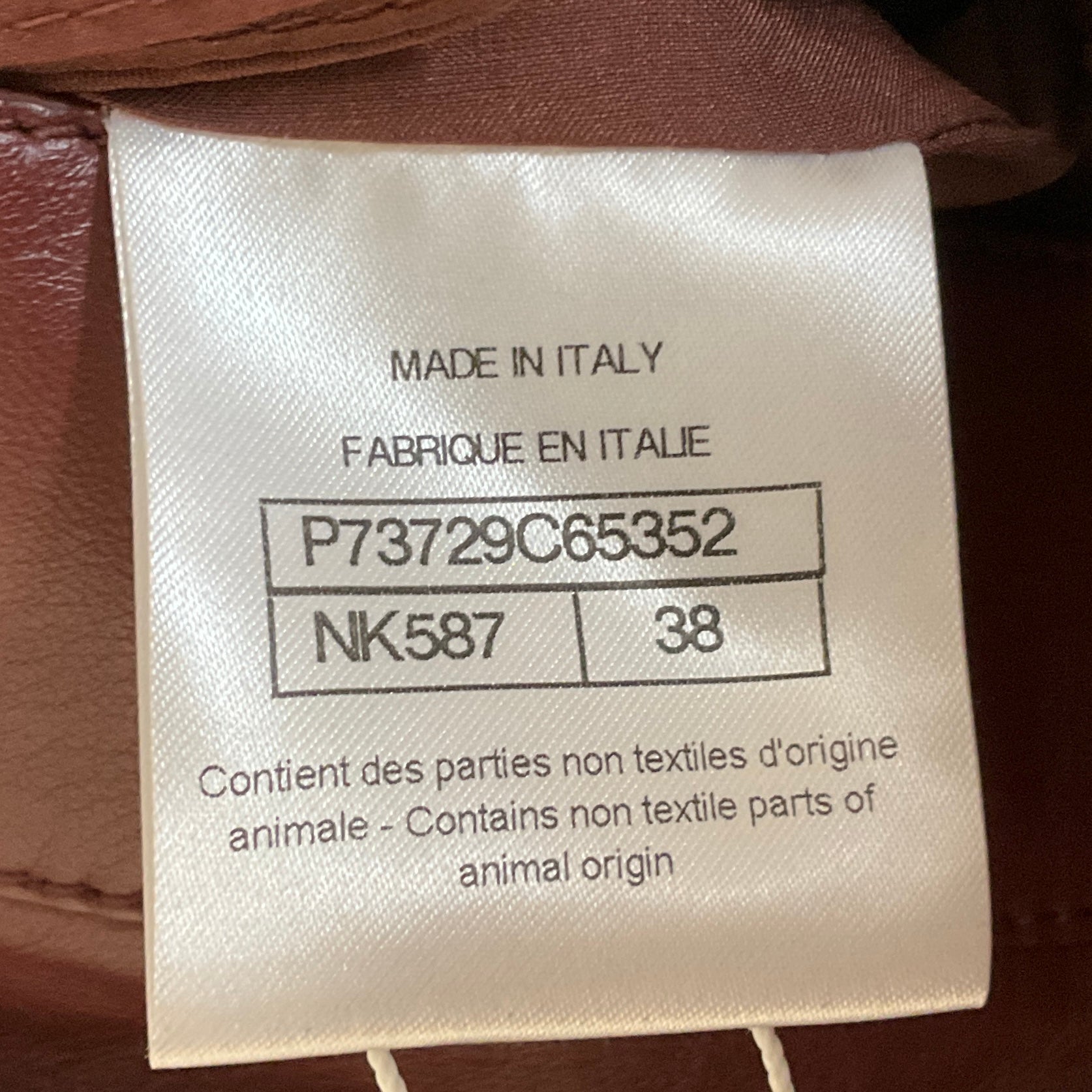 Chanel Burgundy 2022 Silk Lined Lambskin Leather Pants with CC Logo Jewel Button