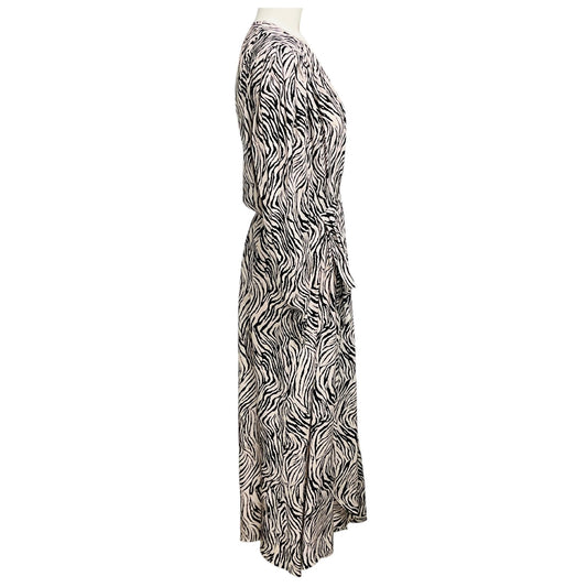 Isabel Marant Ecru / Black Zebra Print Blainea Dress