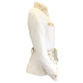 Load image into Gallery viewer, Ermanno Scervino White Embellished Technical Fabric Jacket
