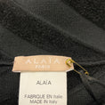 Load image into Gallery viewer, Alaia Black Flared Stretch Knit Jumper
