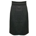Load image into Gallery viewer, Miu Miu Charcoal Grey Wool Skirt
