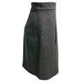 Load image into Gallery viewer, Miu Miu Charcoal Grey Wool Skirt
