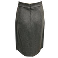 Load image into Gallery viewer, Miu Miu Charcoal Grey Wool Skirt
