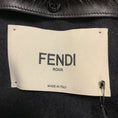 Load image into Gallery viewer, Fendi Black Double Breasted Wool Cape Coat with Mink Fur Collar
