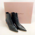 Load image into Gallery viewer, Gianvito Rossi Black Leather Levy 55 Booties
