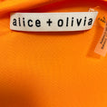 Load image into Gallery viewer, Alice + Olivia Tangerine Orange Pleated Sion Midi Dress
