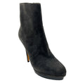 Load image into Gallery viewer, Jimmy Choo Grey Suede Platform Booties
