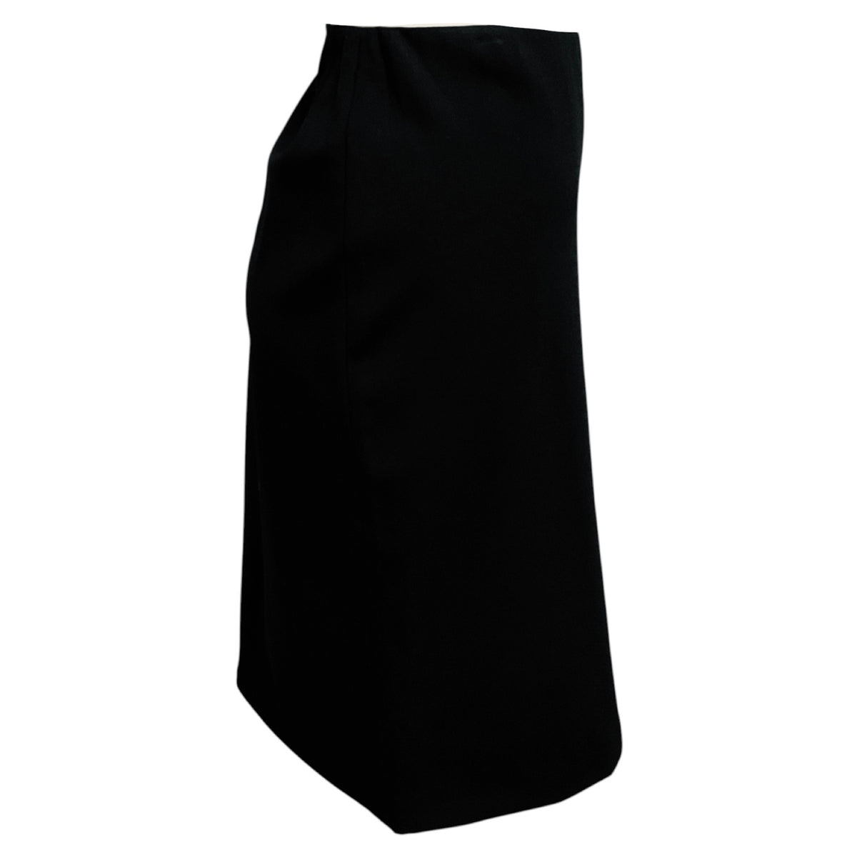 Dolce & Gabbana Black Classic Wool Stretch Pencil Skirt