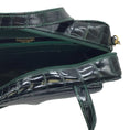 Load image into Gallery viewer, Lana Marks Dark Green Alligator Skin Leather Satchel Handbag
