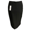 Load image into Gallery viewer, Yigal Azrouel Jet Black Ric Rac Mechanical Stretch Skirt

