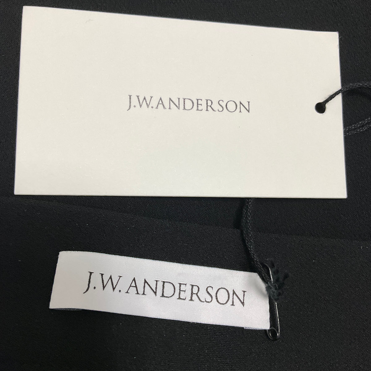 JW Anderson Black Asymmetric Side Skirt