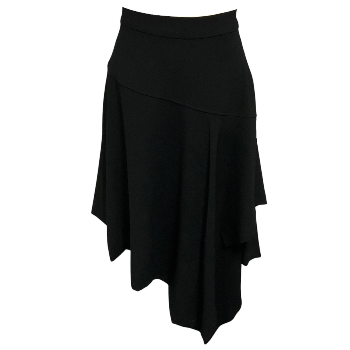 JW Anderson Black Asymmetric Side Skirt