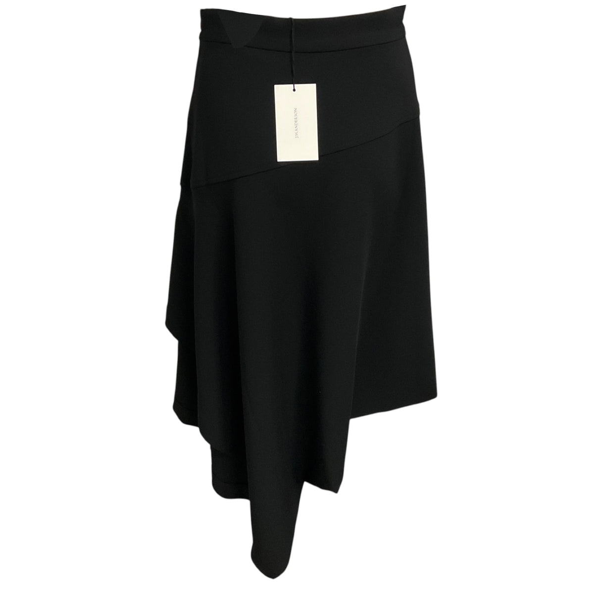 JW Anderson Black Asymmetric Side Skirt