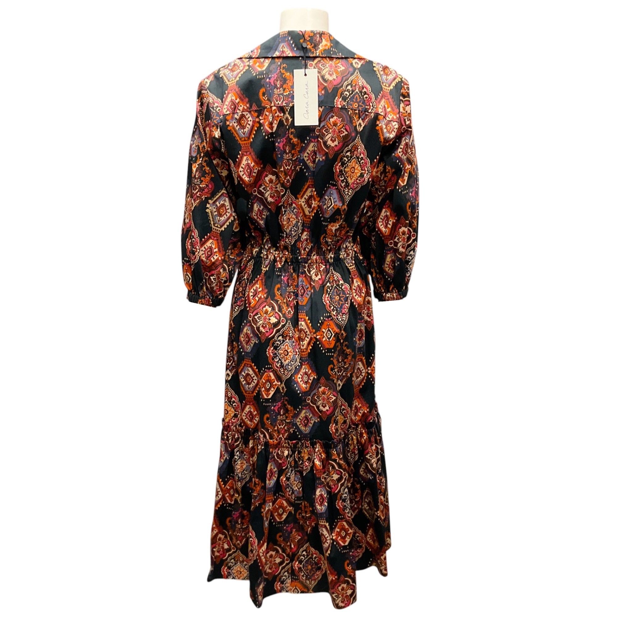 Cara Cara Black Aura Hutton Dress