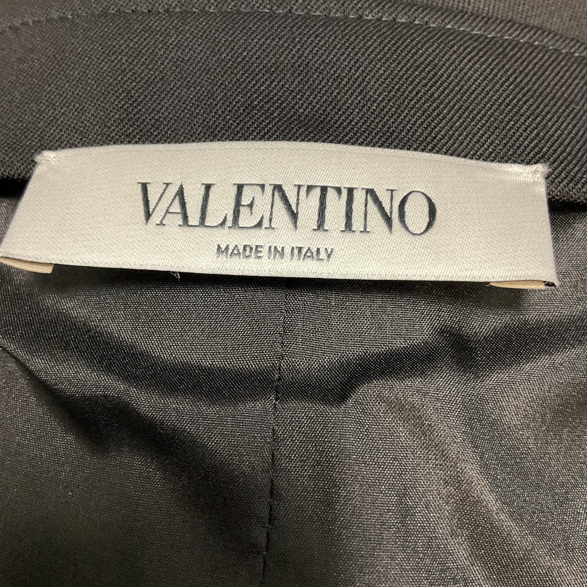 Valentino Black Classic High Waist Pencil Skirt