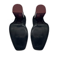 Load image into Gallery viewer, Nicholas Kirkwood Black / Purple Lucite Heel Suede Pumps
