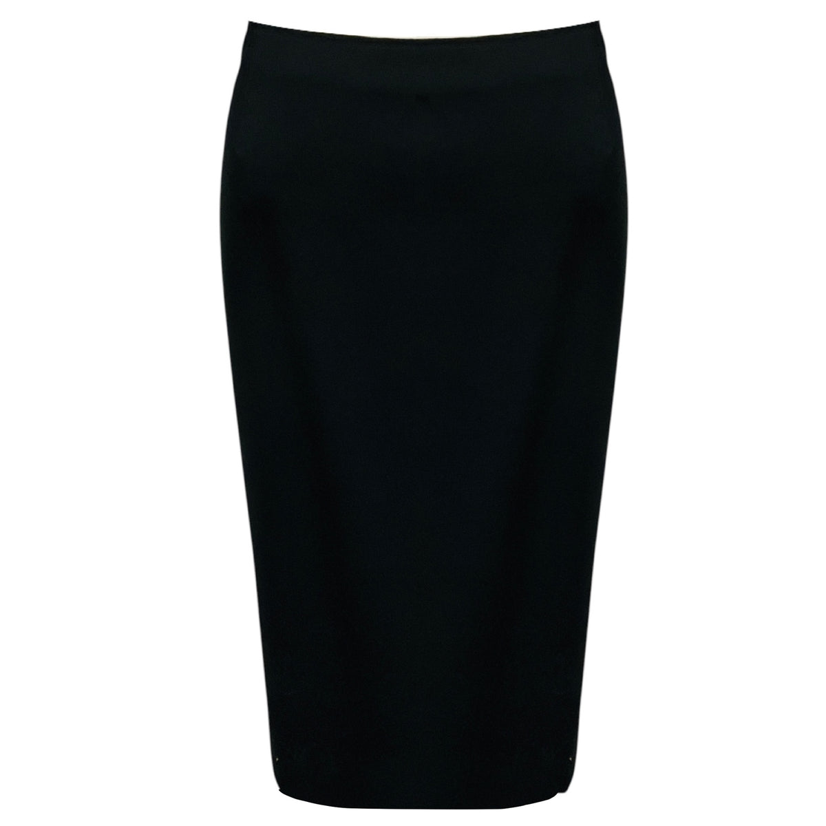 Valentino Black Classic High Waist Pencil Skirt