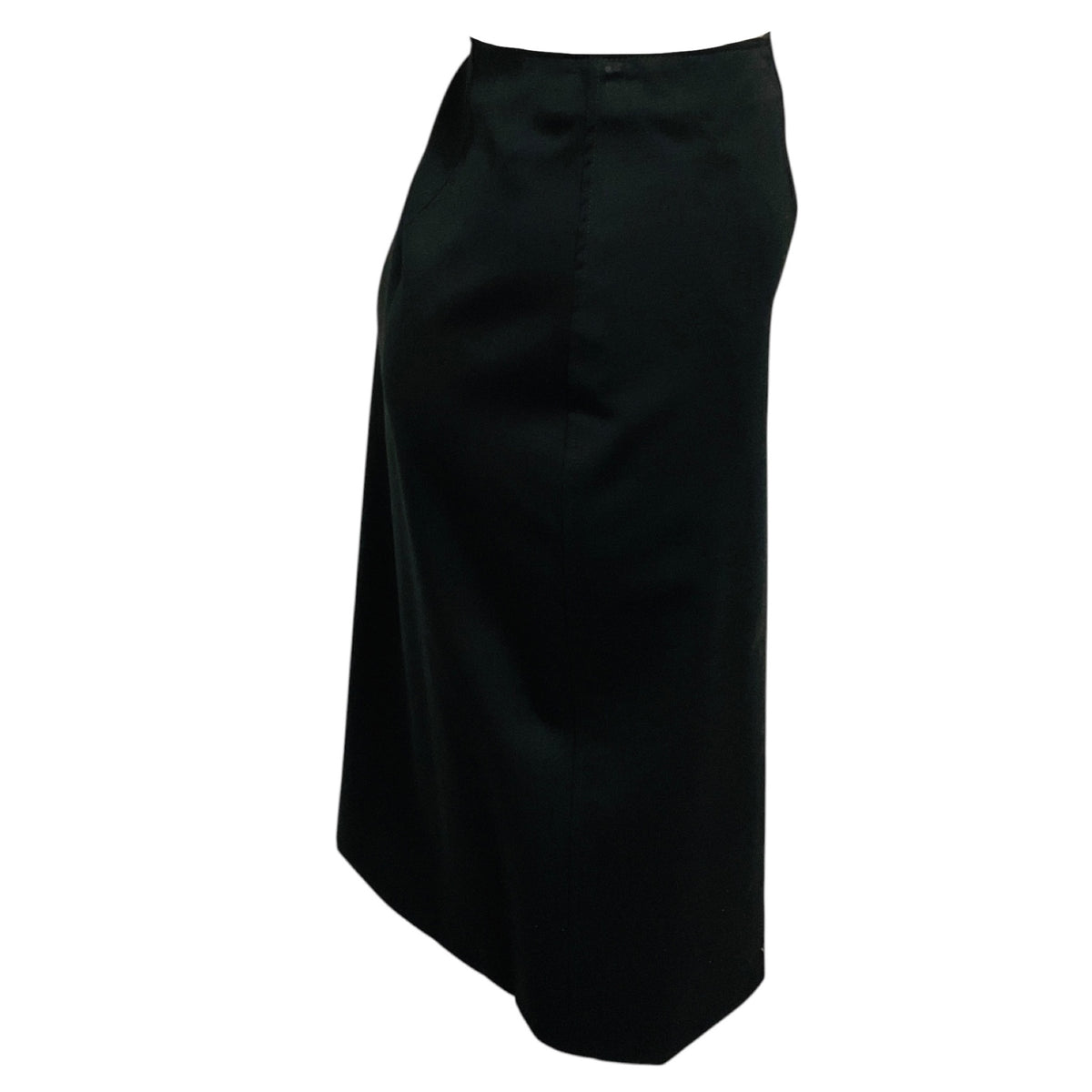 Valentino Black Classic High Waist Pencil Skirt