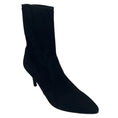 Load image into Gallery viewer, Stuart Weitzman Black Stretch Suede Booties
