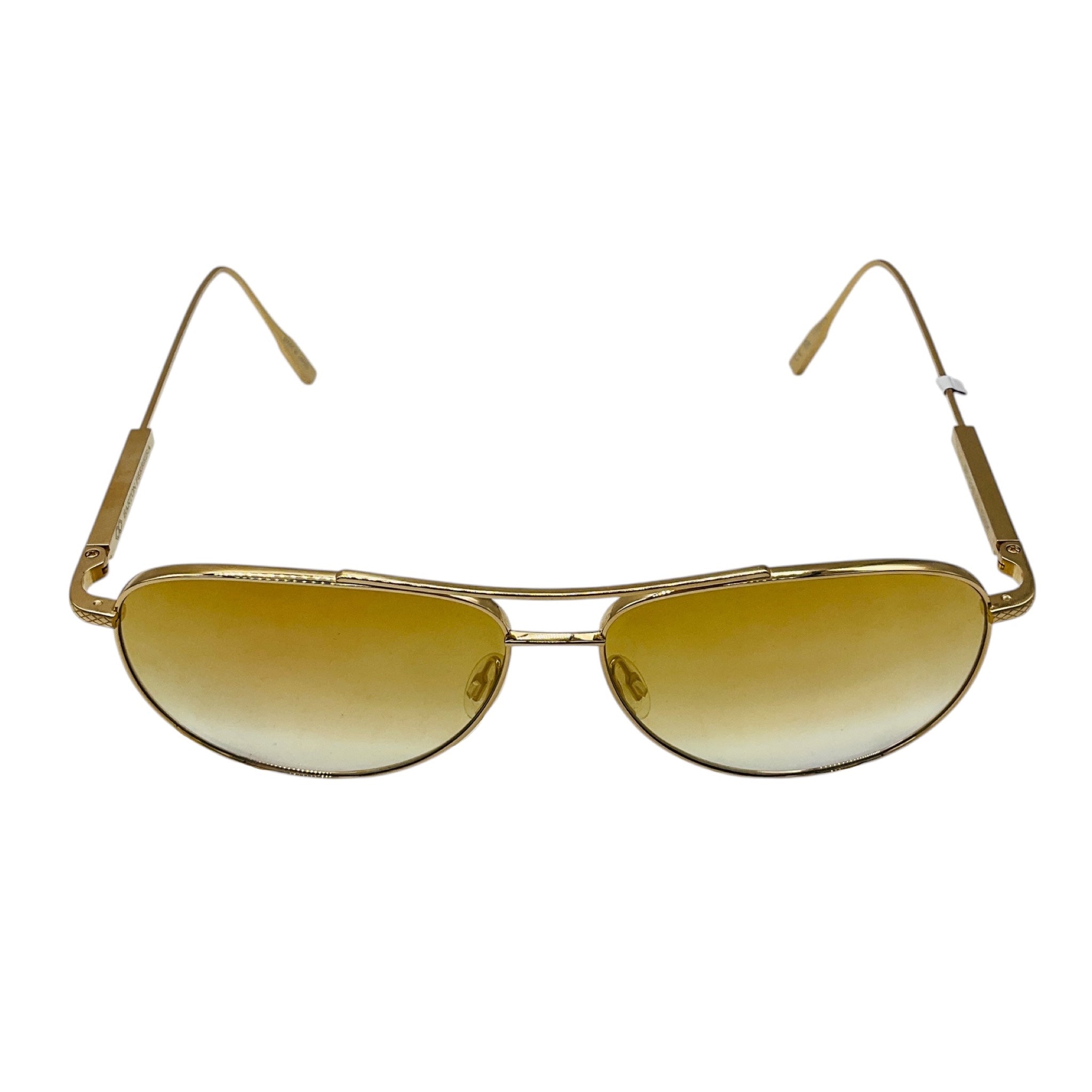 Barton Perreira Gold Trask Aviator Sunglasses