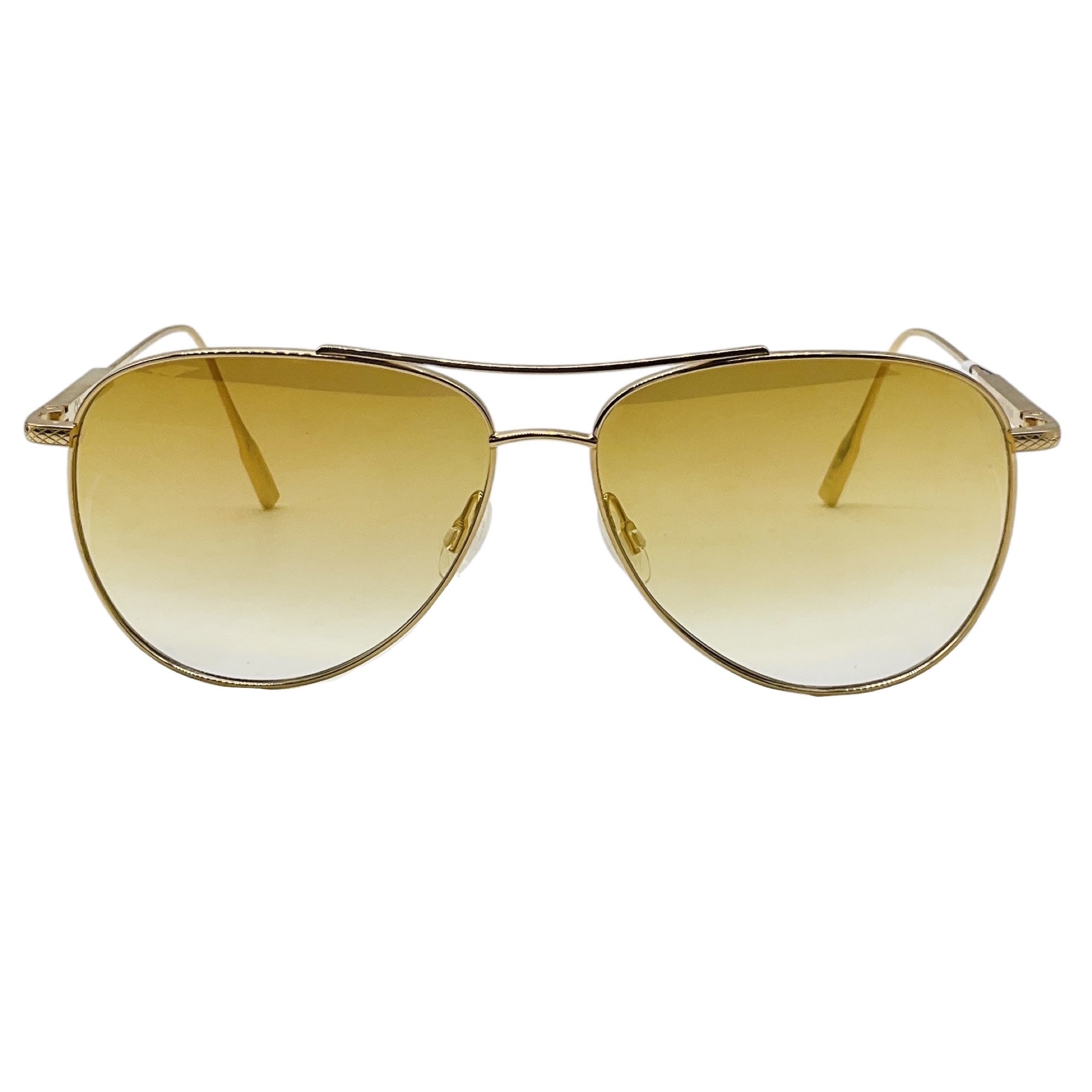 Barton Perreira Gold Trask Aviator Sunglasses