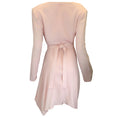 Load image into Gallery viewer, Stella McCartney Pale Pink Long Sleeved Belted Crepe Midi Dress
