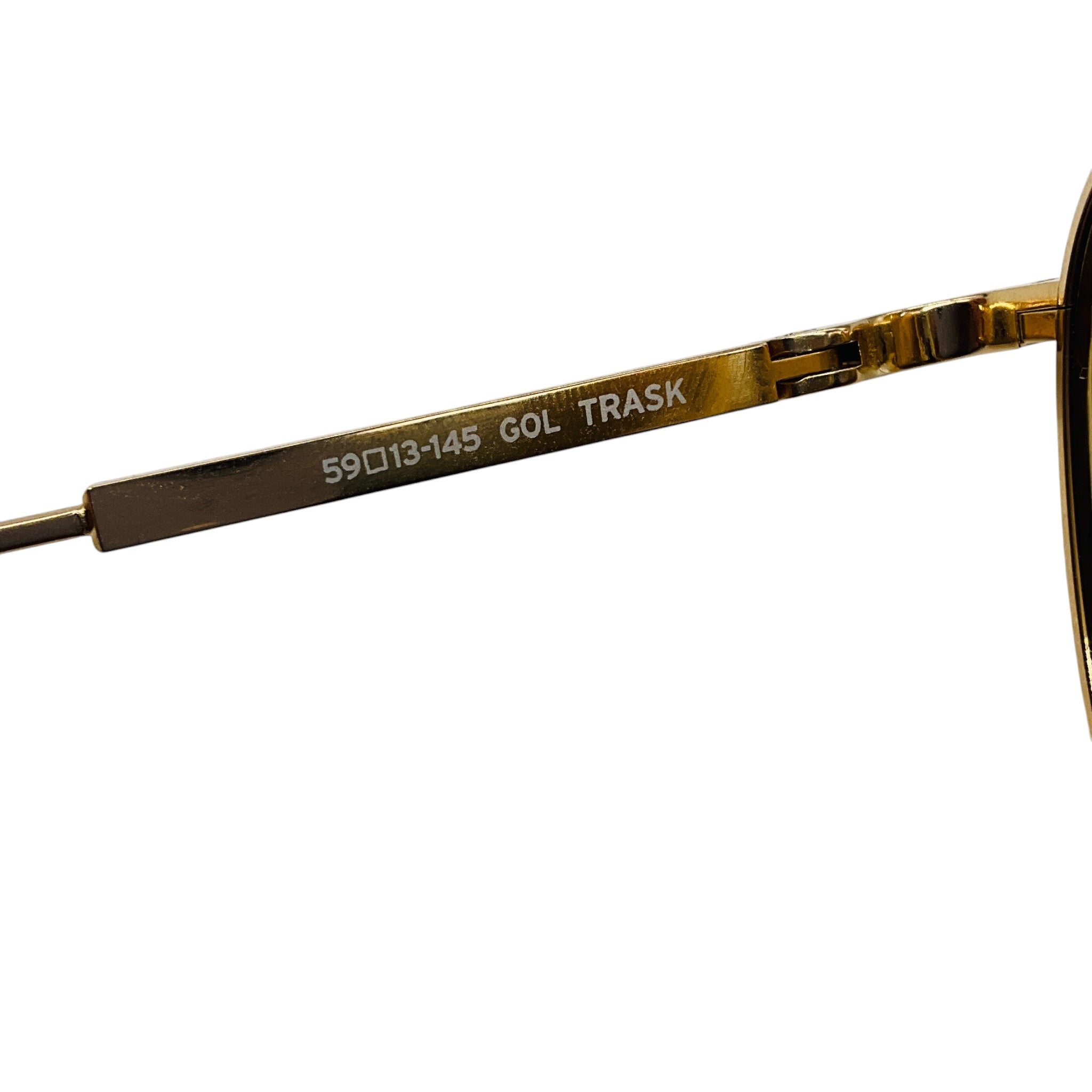 Barton Perreira Gold Trask Aviator Sunglasses