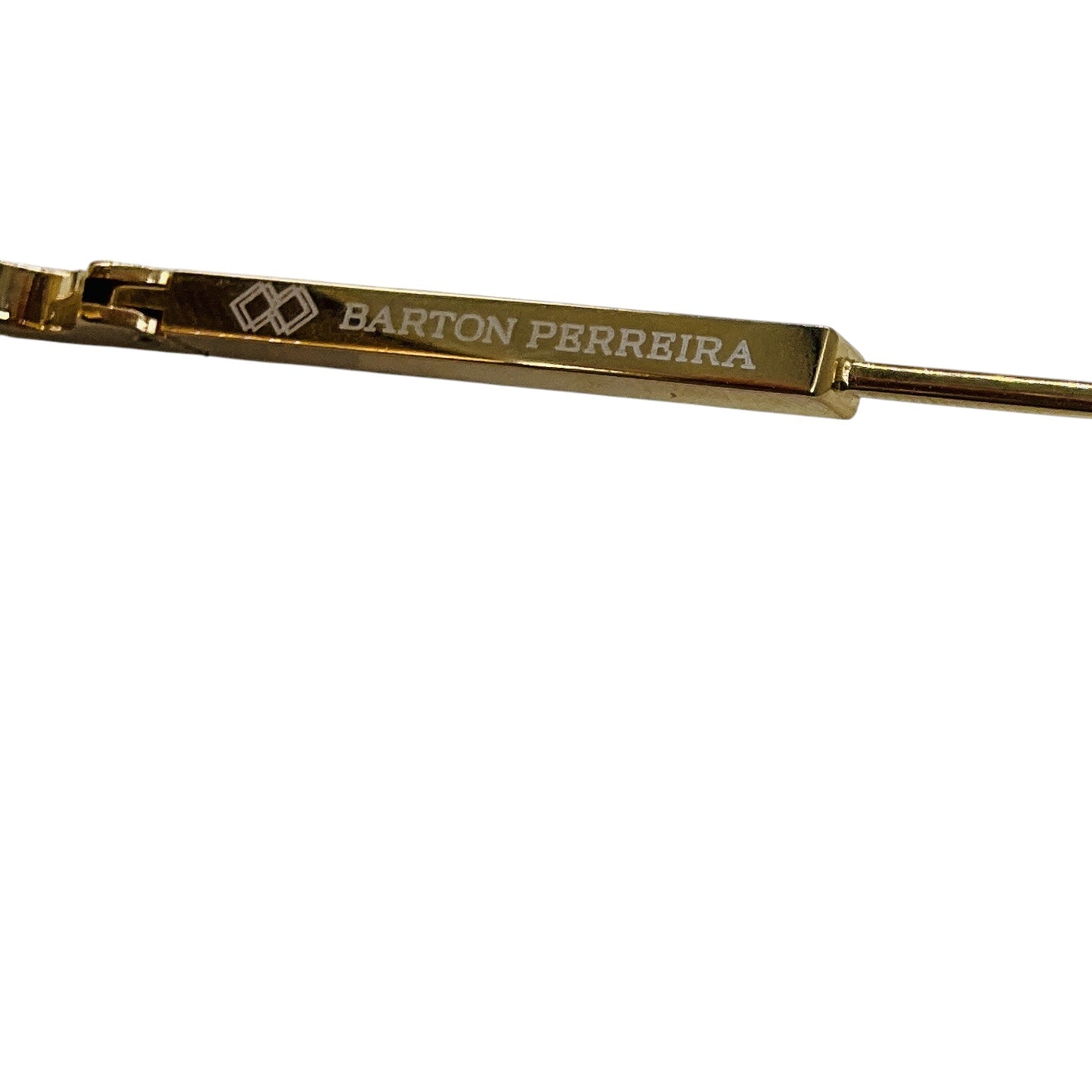 Barton Perreira Gold Trask Aviator Sunglasses