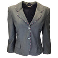 Load image into Gallery viewer, Alexander McQueen Charcoal Grey Two-Button Blazer
