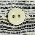 Load image into Gallery viewer, Loro Piana White / Grey / Blue Multi Striped Button Front Linen Shirt / Blouse
