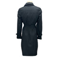 Load image into Gallery viewer, Burberry Black Belted Techno Trench Coat
