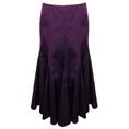 Load image into Gallery viewer, Ralph Lauren Collection Vintage Purple Silk Midi Skirt
