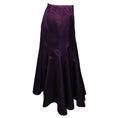 Load image into Gallery viewer, Ralph Lauren Collection Vintage Purple Silk Midi Skirt
