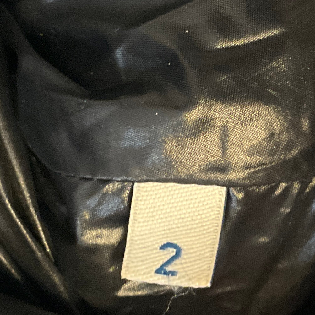Moncler Black / Gold Metallic Caille Glitter Velvet Quilted Down Puffer Jacket