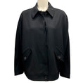 Load image into Gallery viewer, Michael Kors Collection Black Button-Front Wool Jacket
