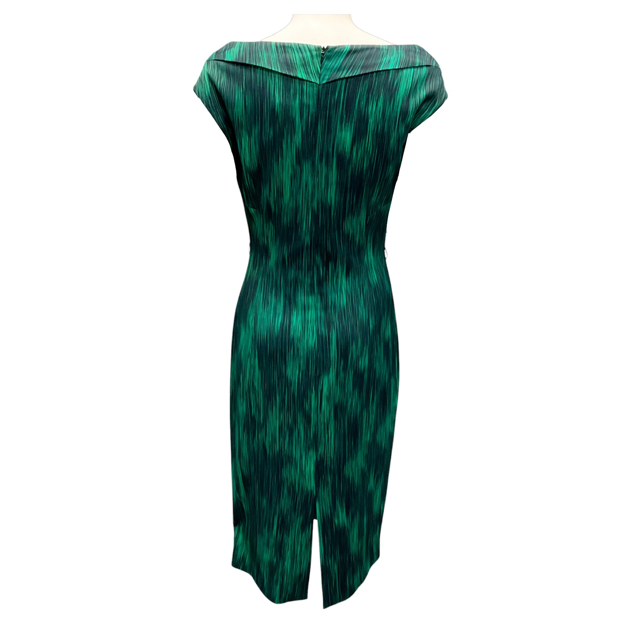 Michael Kors Emerald Multi Resort 2012 Midi Dress