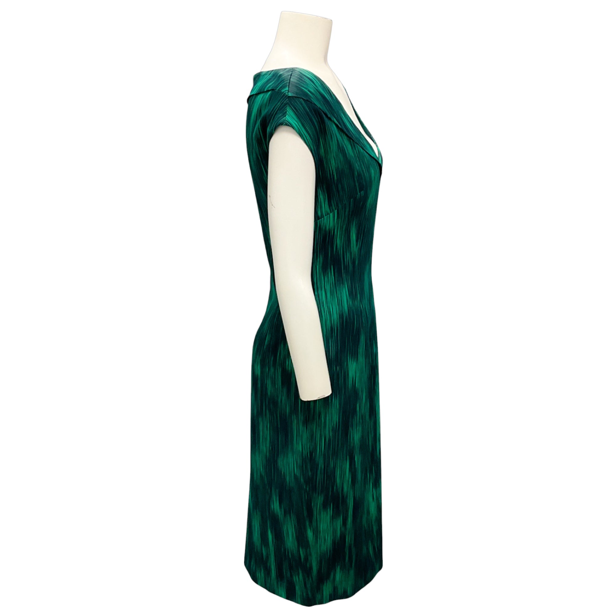 Michael Kors Emerald Multi Resort 2012 Midi Dress